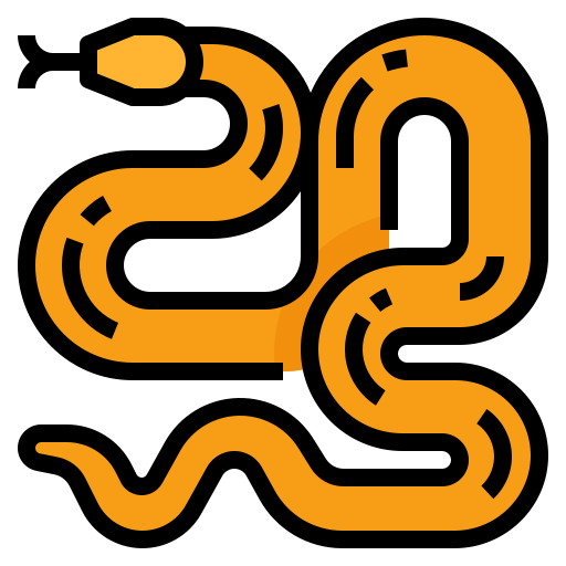 serpent Aphiradee (monkik) Lineal Color Icône