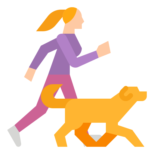 ジョギング Aphiradee (monkik) Flat icon