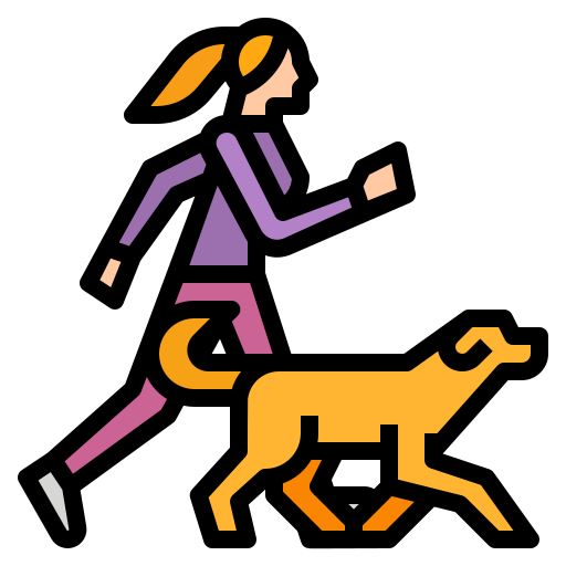 ジョギング Aphiradee (monkik) Lineal Color icon