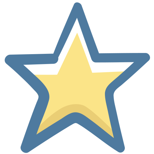 Star Generic Hand Drawn Color icon