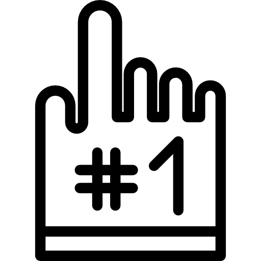 rękawica Detailed Rounded Lineal ikona