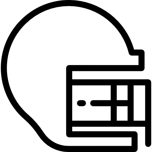헬멧 Detailed Rounded Lineal icon