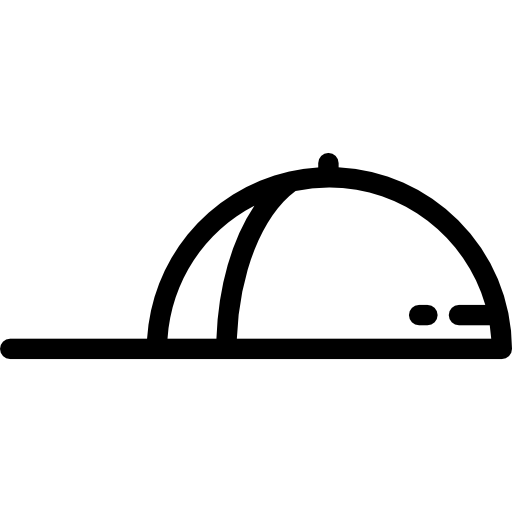 czapka baseballowa Detailed Rounded Lineal ikona