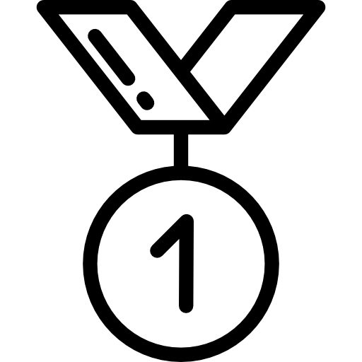 Медаль Detailed Rounded Lineal иконка