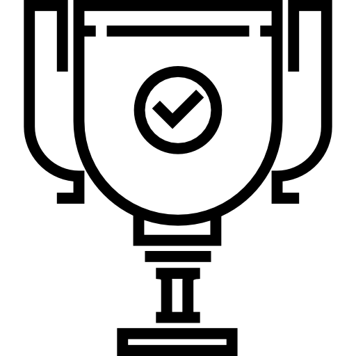trophée Detailed Straight Lineal Icône