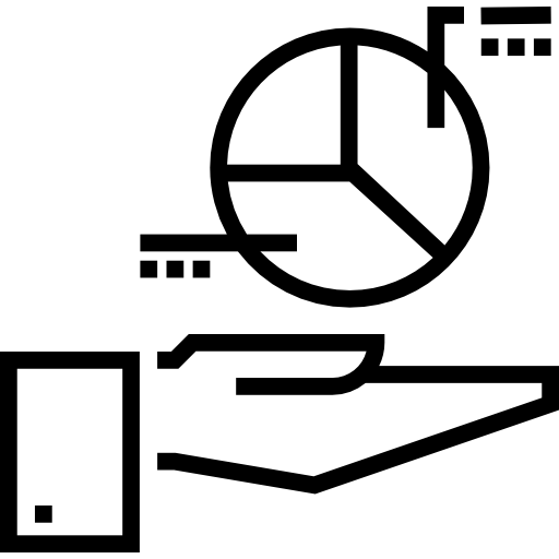 cirkeldiagram Detailed Straight Lineal icoon