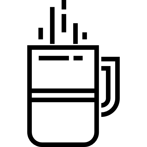 hete koffie Detailed Straight Lineal icoon