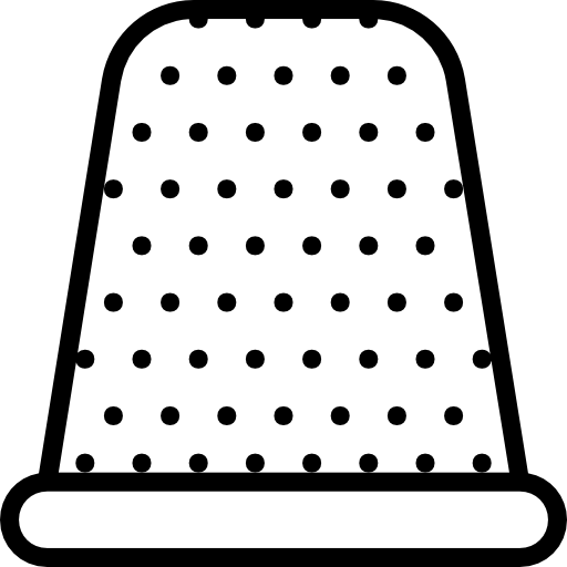 Sewing thimble Basic Miscellany Lineal icon