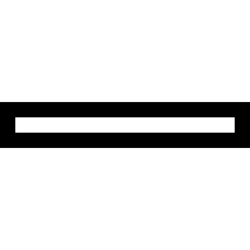 minus Basic Straight Lineal ikona