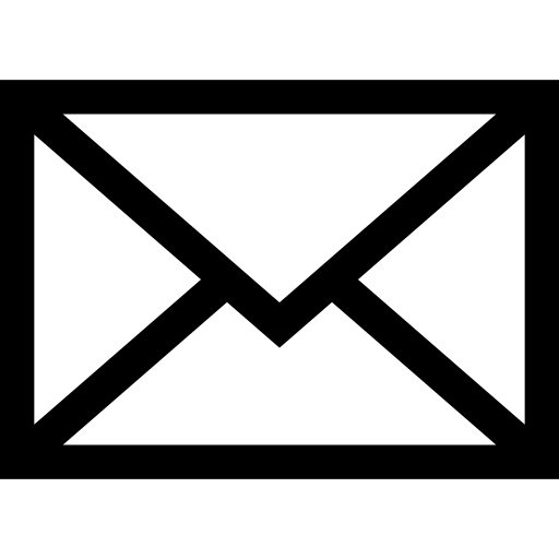 Envelope Basic Straight Lineal icon