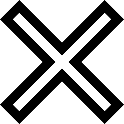 クロス Basic Straight Lineal icon