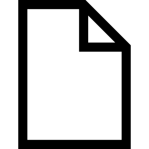 plik Basic Straight Lineal ikona