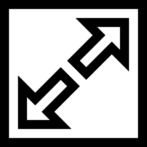 redimensionar Basic Straight Lineal icono