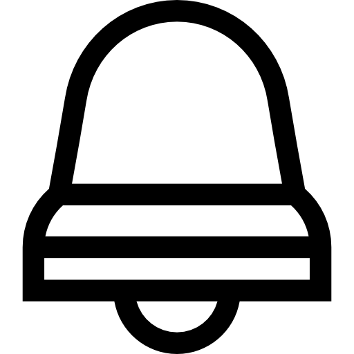 notificación Basic Straight Lineal icono