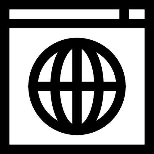 url Basic Straight Lineal icono