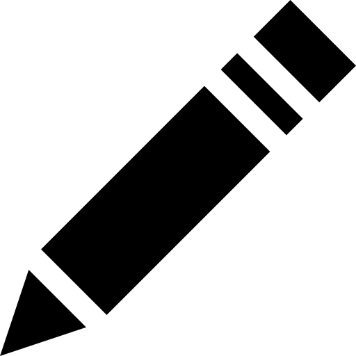 ołówek Basic Straight Filled ikona