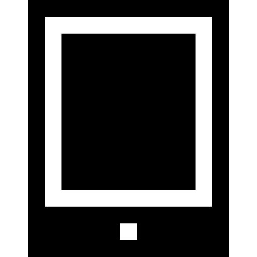 Tablet Basic Straight Filled icon