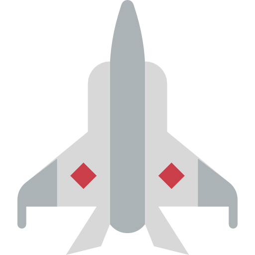 avión Basic Miscellany Flat icono