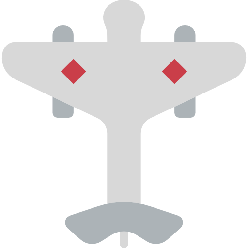 Aeroplane Basic Miscellany Flat icon
