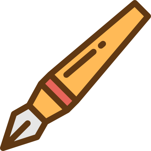 Pen Detailed Rounded Lineal color icon