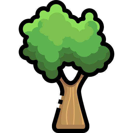 나무 Justicon Lineal Color icon