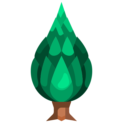 Pine tree Justicon Flat icon