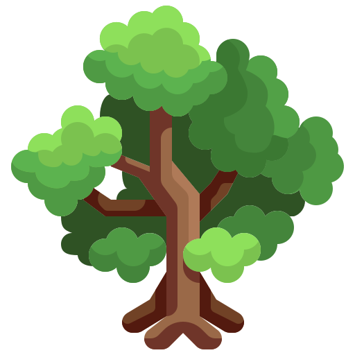 Tree Justicon Flat icon