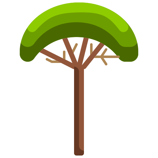 arbre Justicon Flat Icône