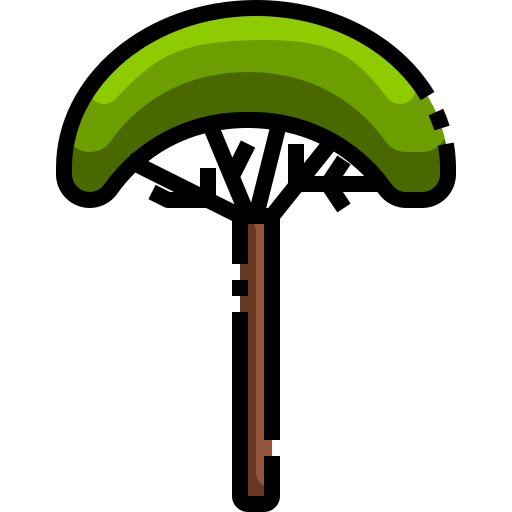 Árbol Justicon Lineal Color icono