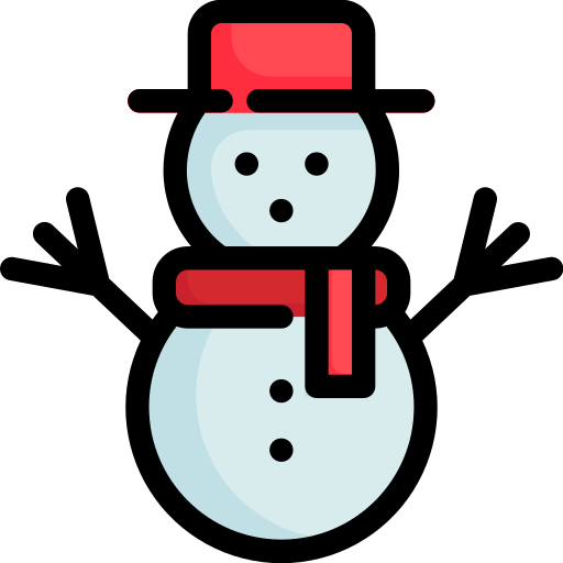 bonhomme de neige Kosonicon Lineal color Icône