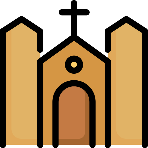 kościół Kosonicon Lineal color ikona