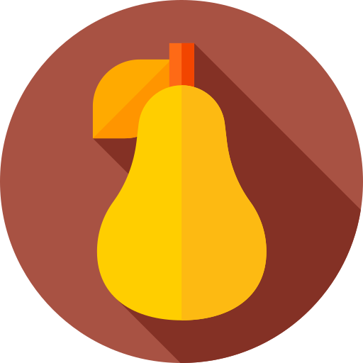 Pear Flat Circular Flat icon