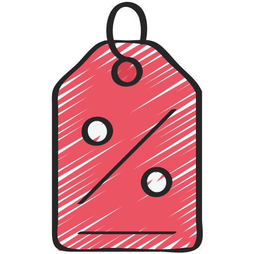 Sale tag Juicy Fish Sketchy icon