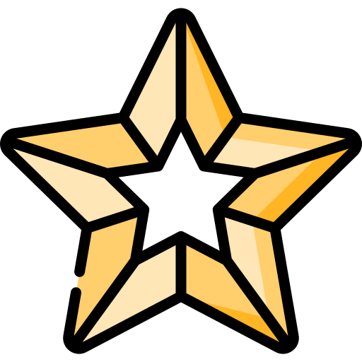 Christmas star Special Lineal color icon