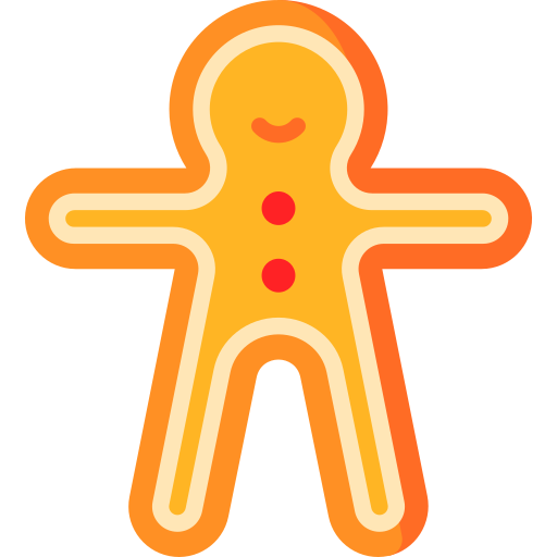 Gingerbread man Special Flat icon