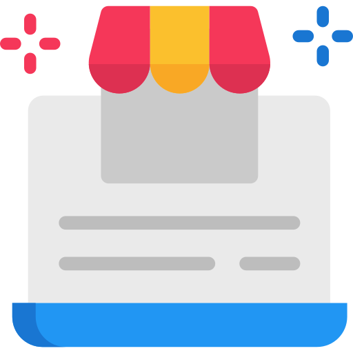 Online shop SBTS2018 Flat icon