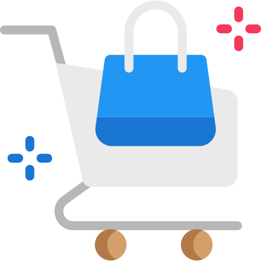 Shopping cart SBTS2018 Flat icon