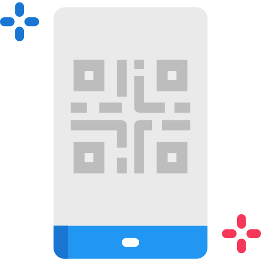 código qr SBTS2018 Flat icono