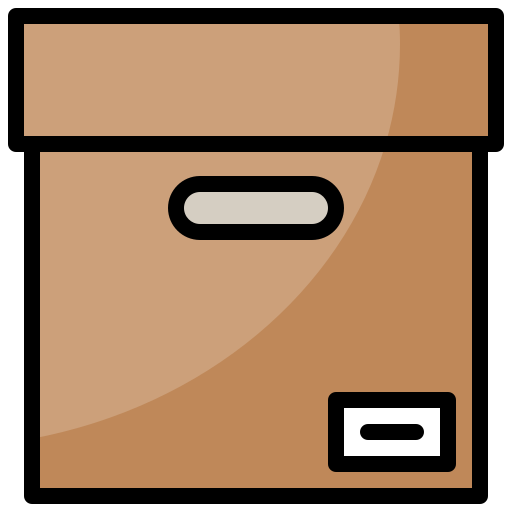 box Generic Outline Color icon