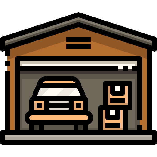 Garage Justicon Lineal Color icon
