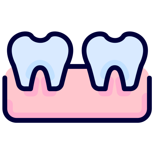 歯 Generic Outline Color icon
