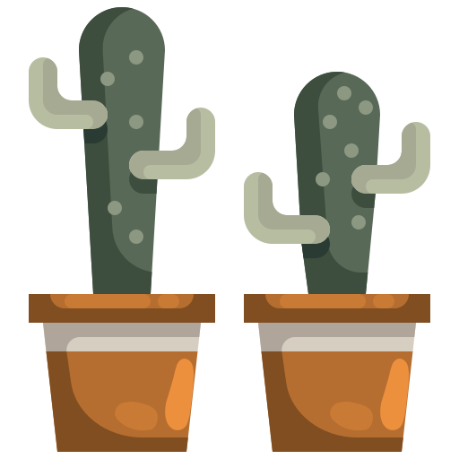 kaktus Justicon Flat ikona