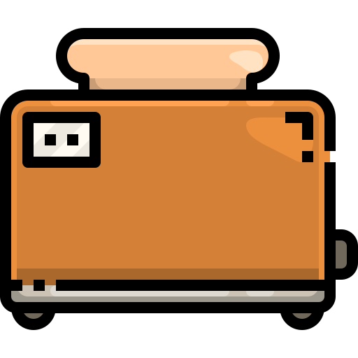 Toaster Justicon Lineal Color icon