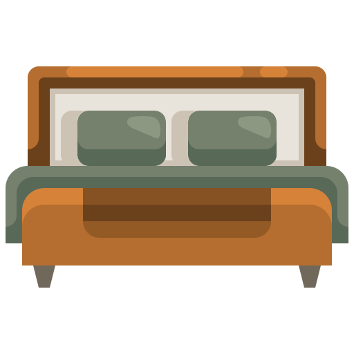 Bed Justicon Flat icon