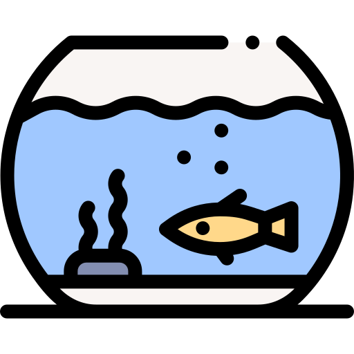 金魚鉢 Detailed Rounded Lineal color icon