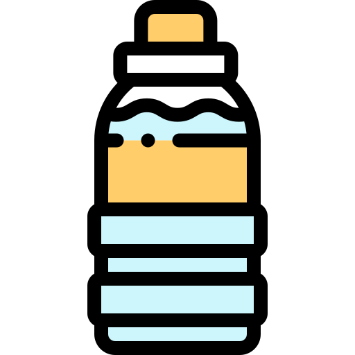 Минеральная вода Detailed Rounded Lineal color иконка