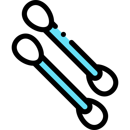 Cotton buds Detailed Rounded Lineal color icon