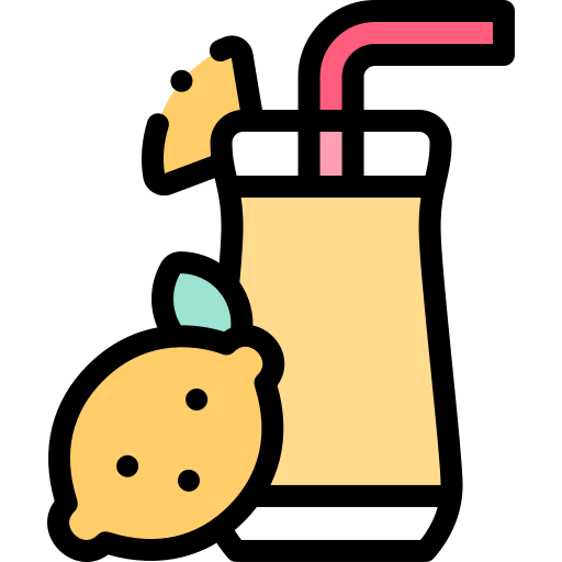 Fruit juice Detailed Rounded Lineal color icon