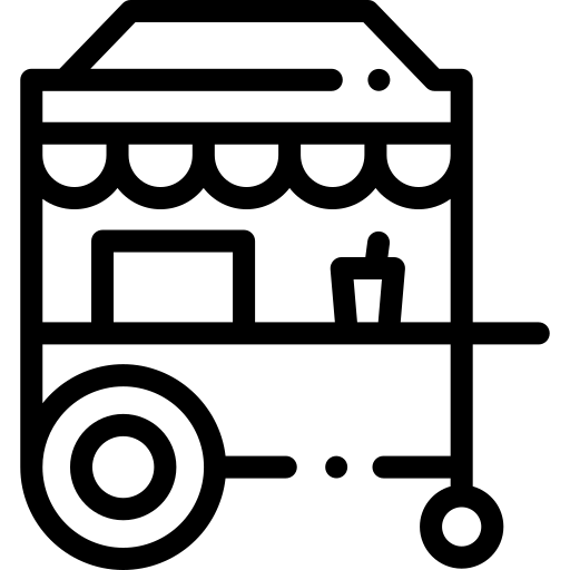 aliments Detailed Rounded Lineal Icône