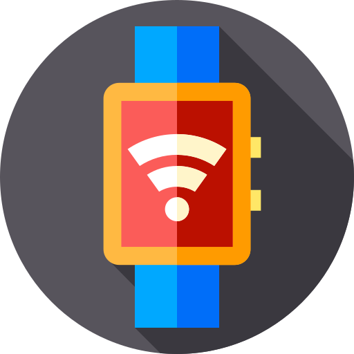 smartwatch Flat Circular Flat icon